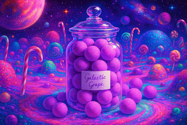 Mini Galactic Grape Bath Bomb