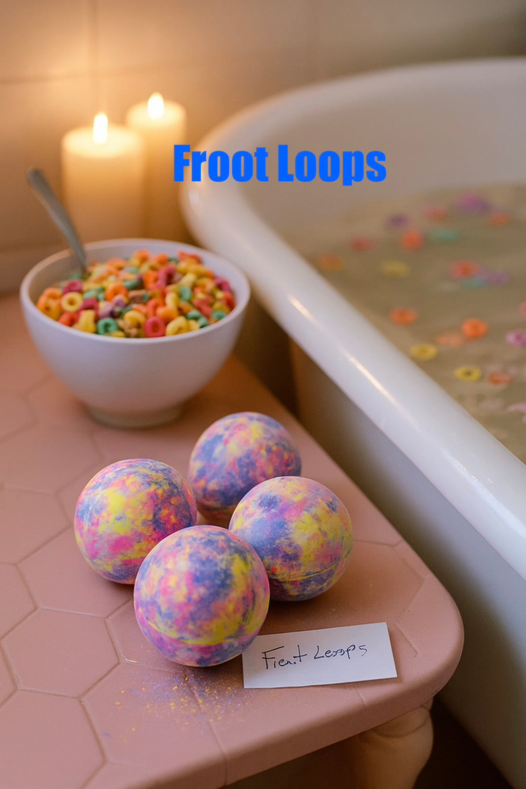 4 large bath bombs